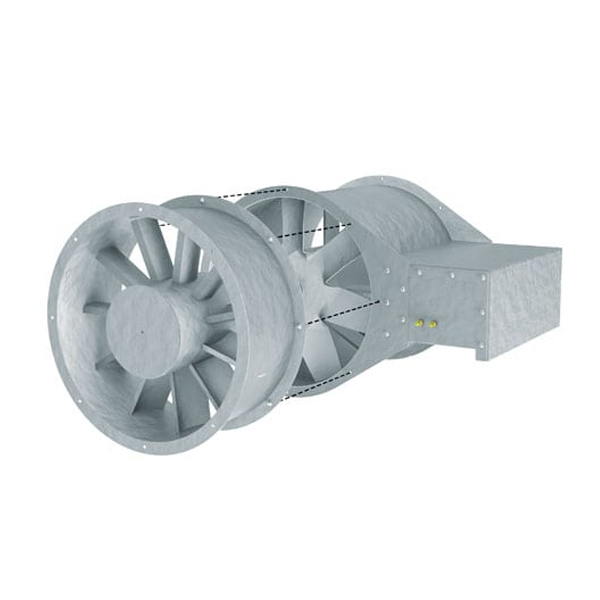 VAHF – Type TF Vaneaxial Fan, Belt Driven