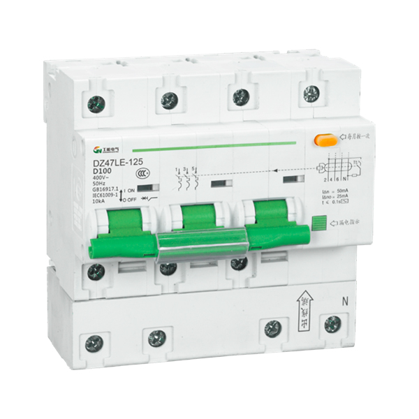 DZ47LE-125 Series Residual Current Operated Circuit Breaker