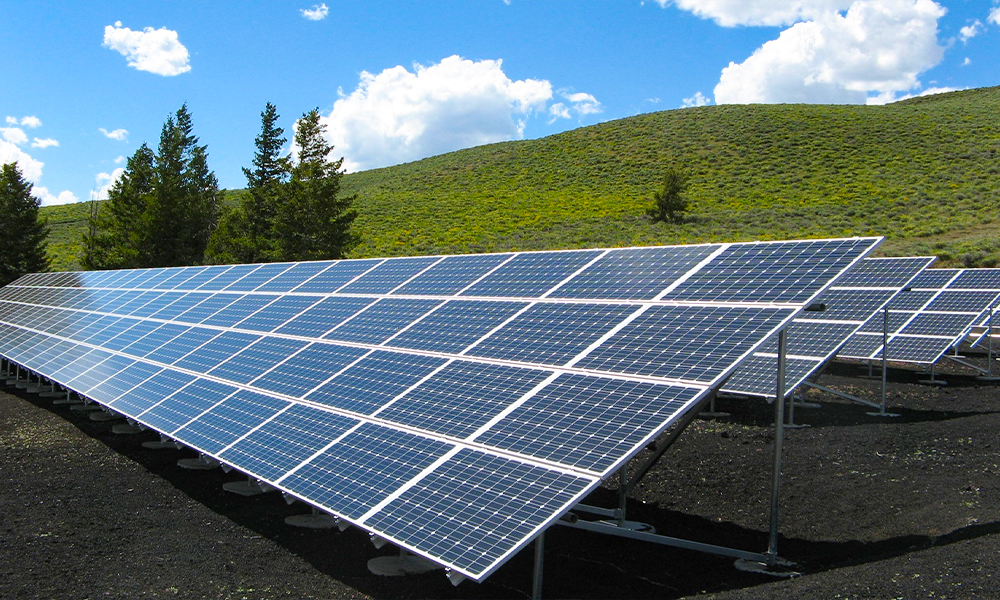 Ground string connected power station