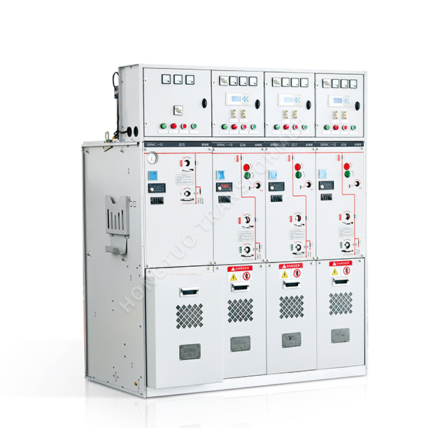 SRM □ - 12 totally enclosed fully insulated gas-filled ring-network switchgear (gas-filled cabinet)