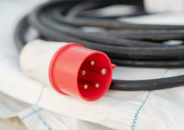 Industrial sockets should be used with care