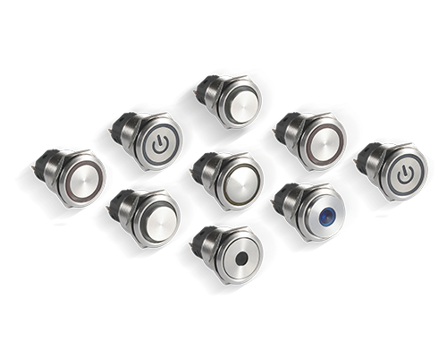 J16/19/22/25-M Metal Button Switch
