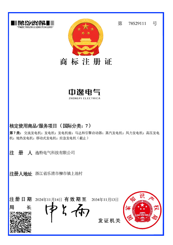 Trademark Registration Certificate