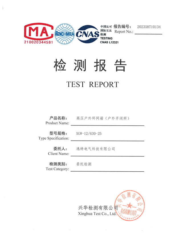 XGW-12 Inspection Report