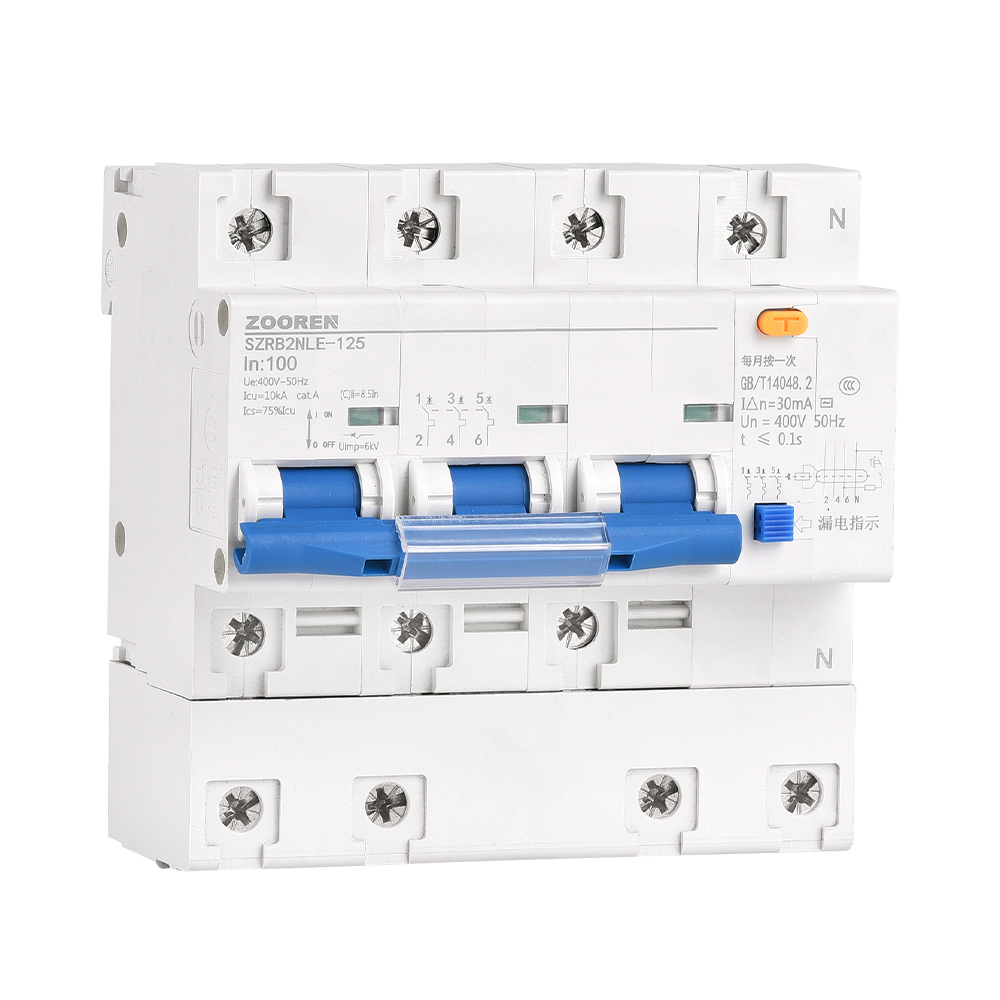 SZRB2LE-125 Series Residual Current Operated Circuit Breaker